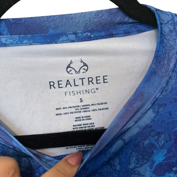 NWT Realtree Fishing Long Sleeve Sun Protection Top sz Small - Picture 3 of 5